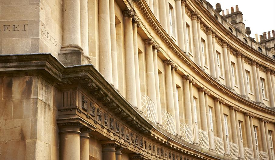 Bath Circus columns