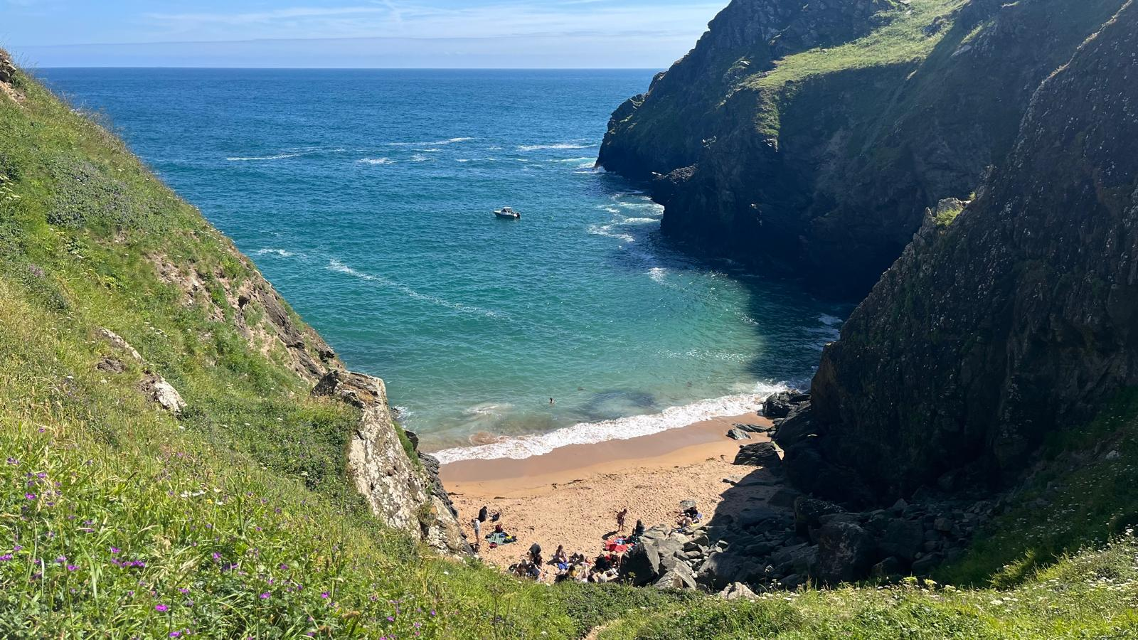 Camping with friends in Devon