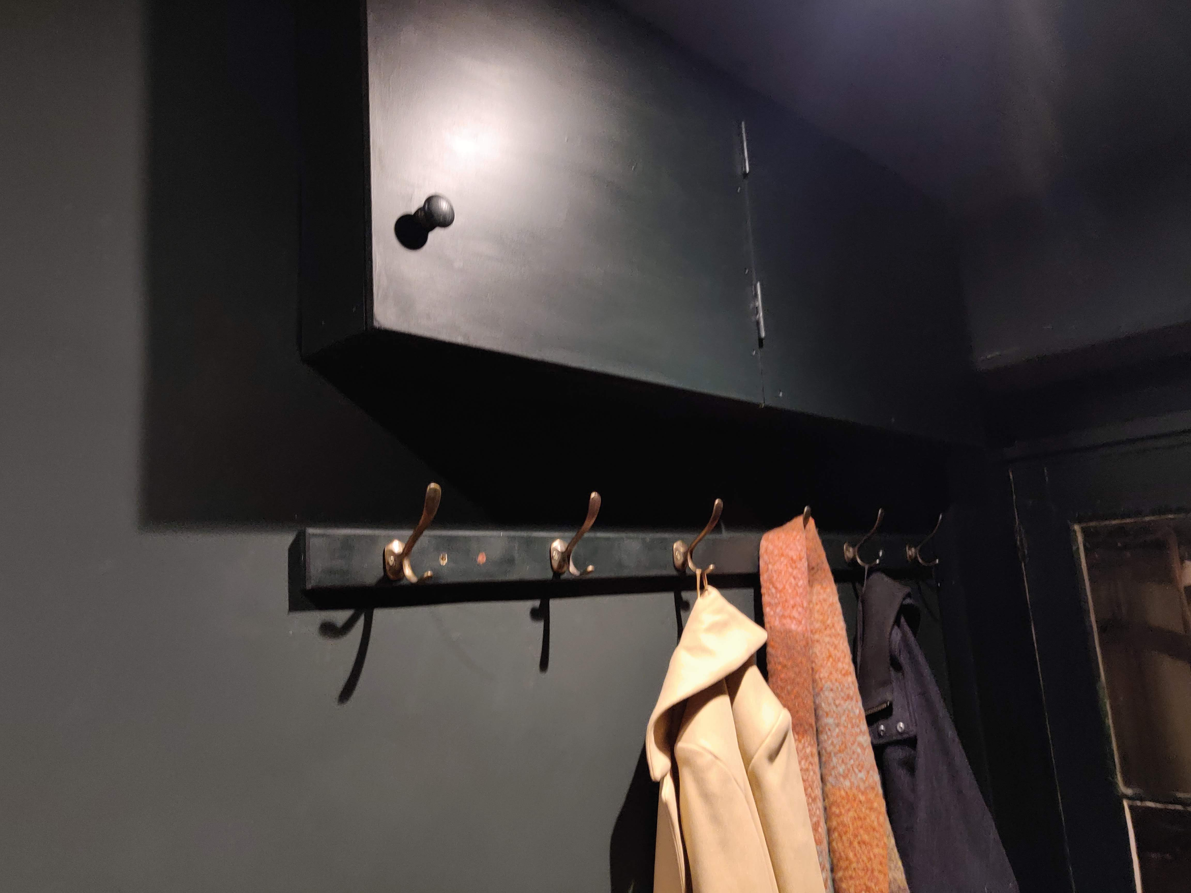 Boxing in the electrics, solution for coat storage