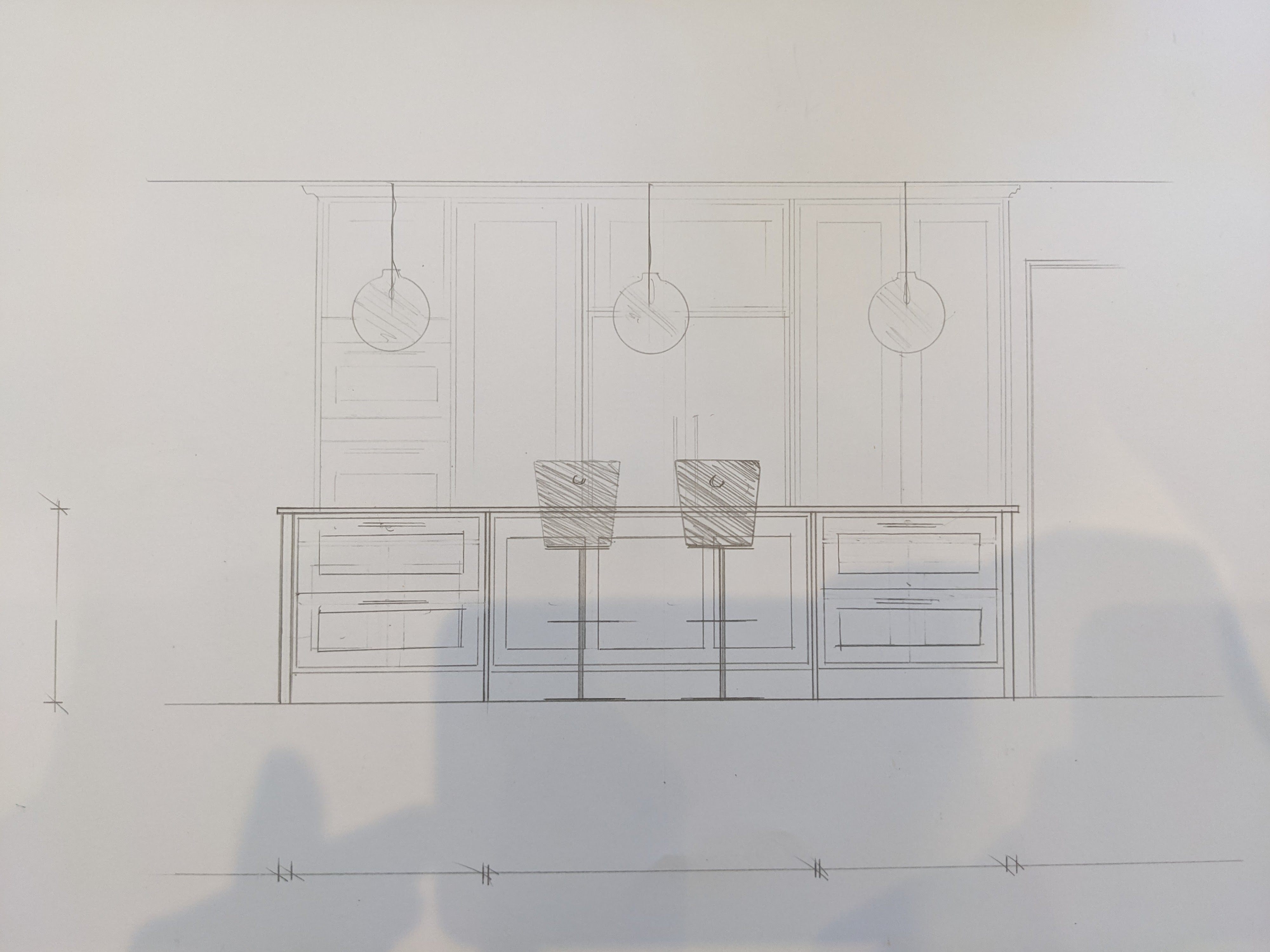 View from across the island