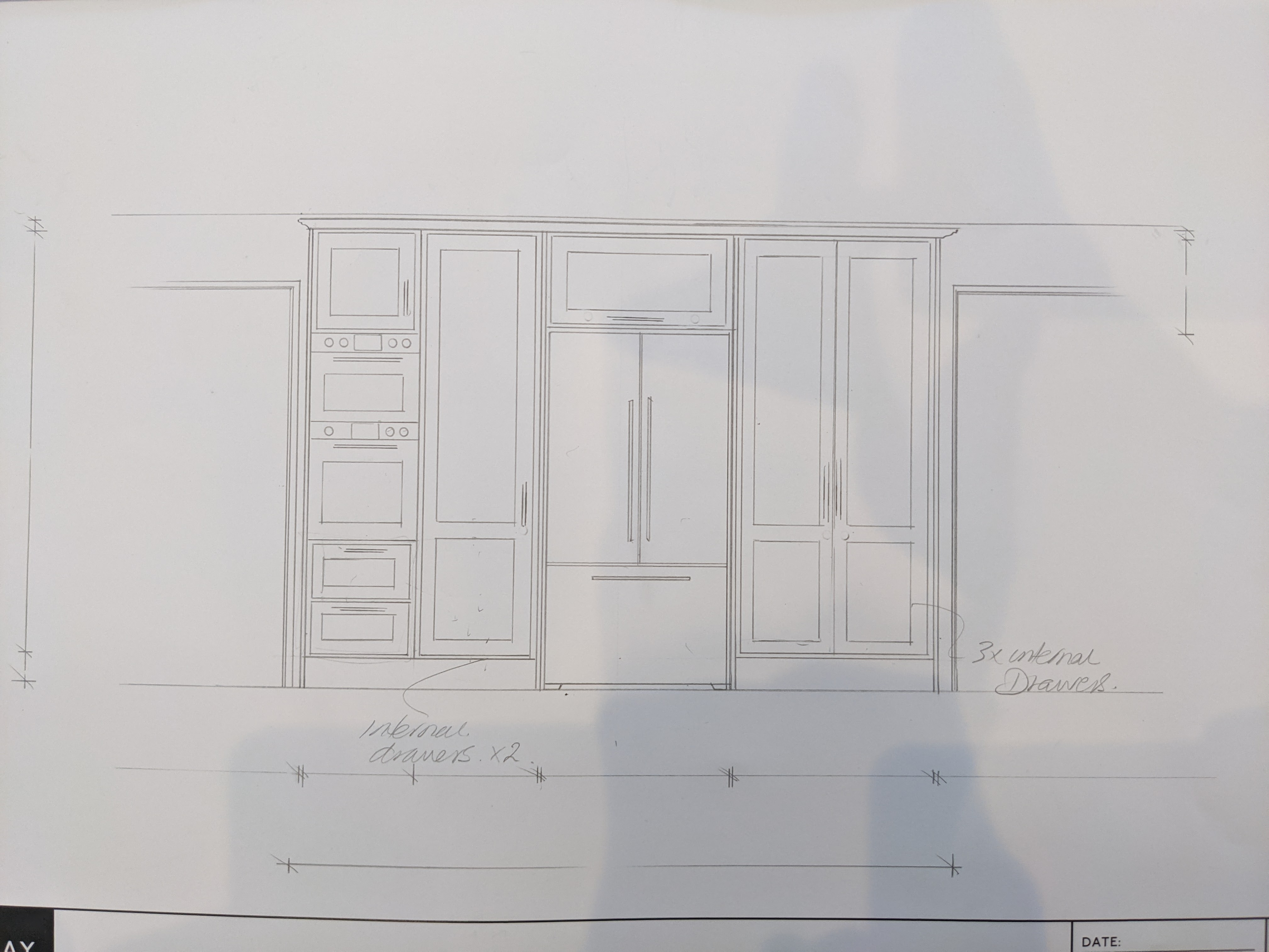 View of the back wall