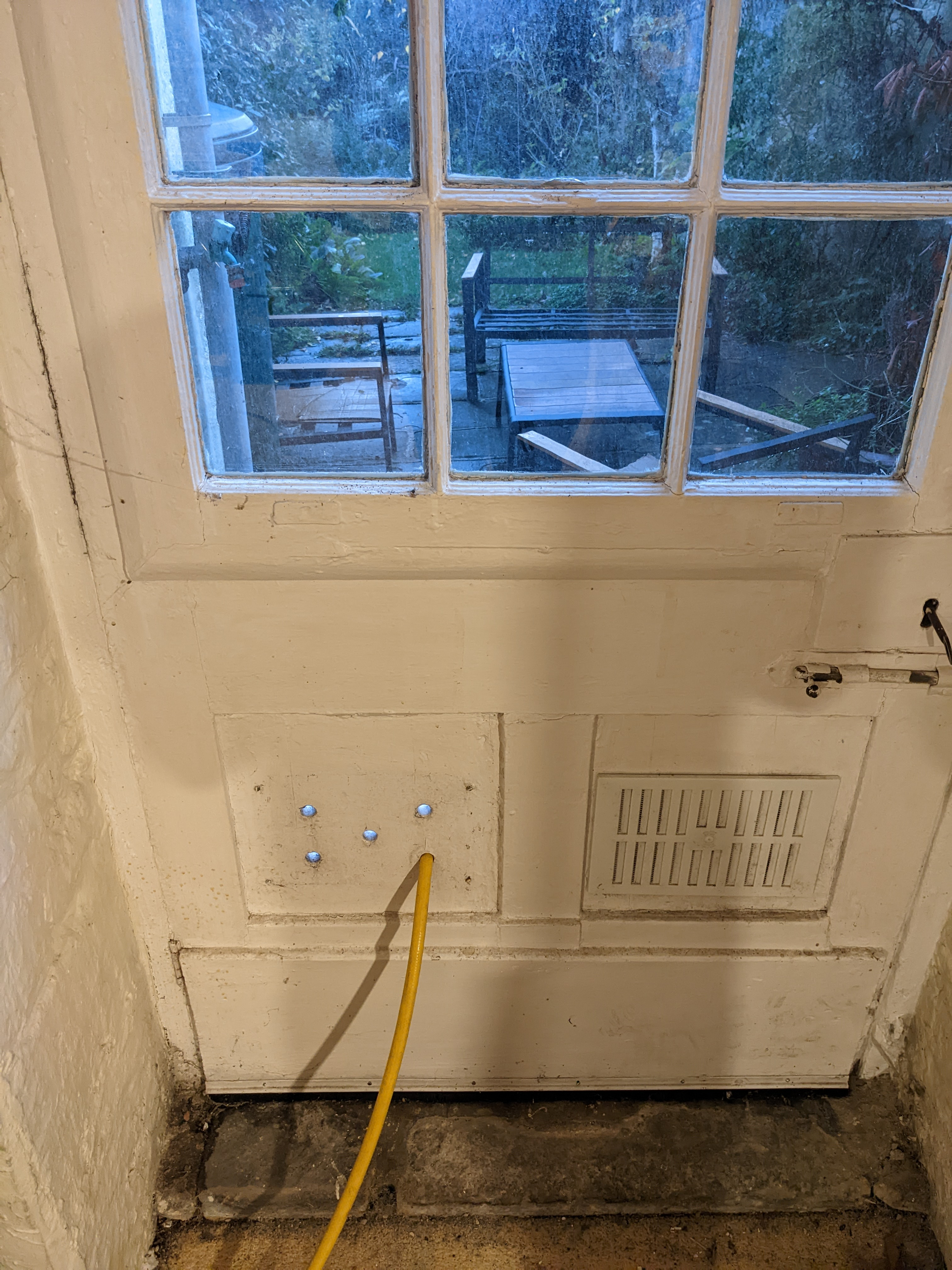 Our house comes with useful drainage holes