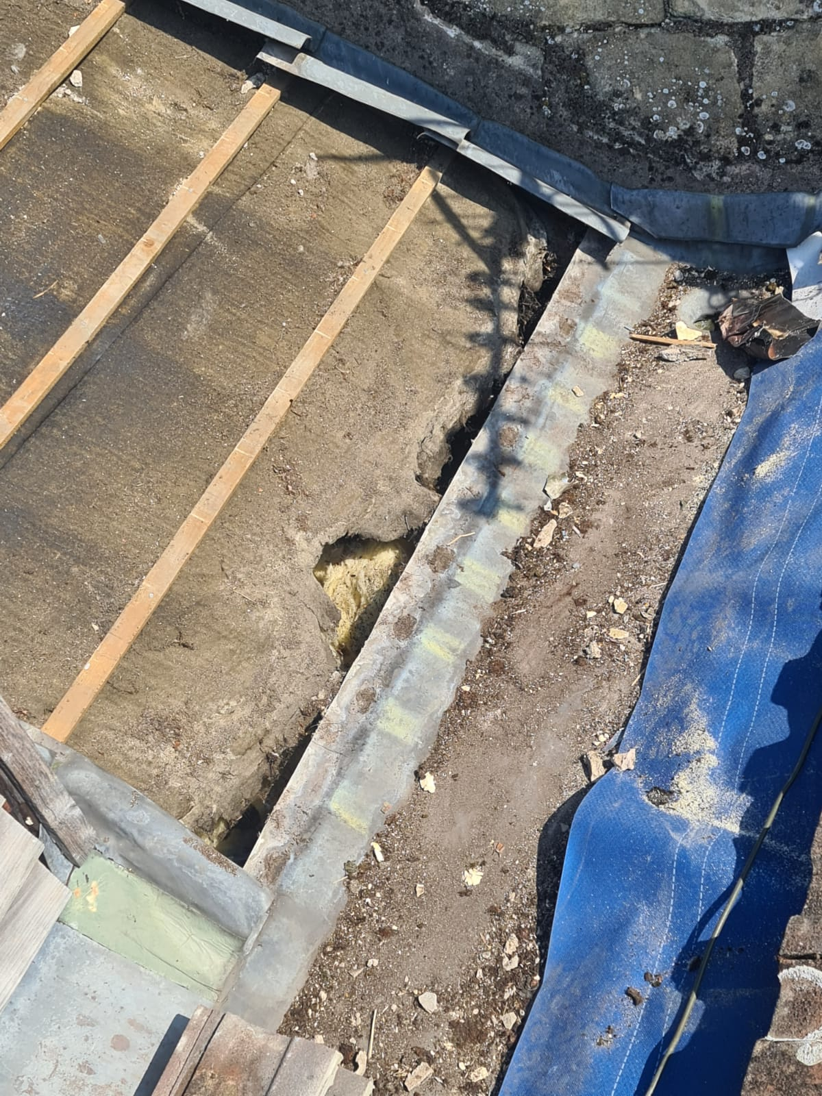 More disintegrated felt