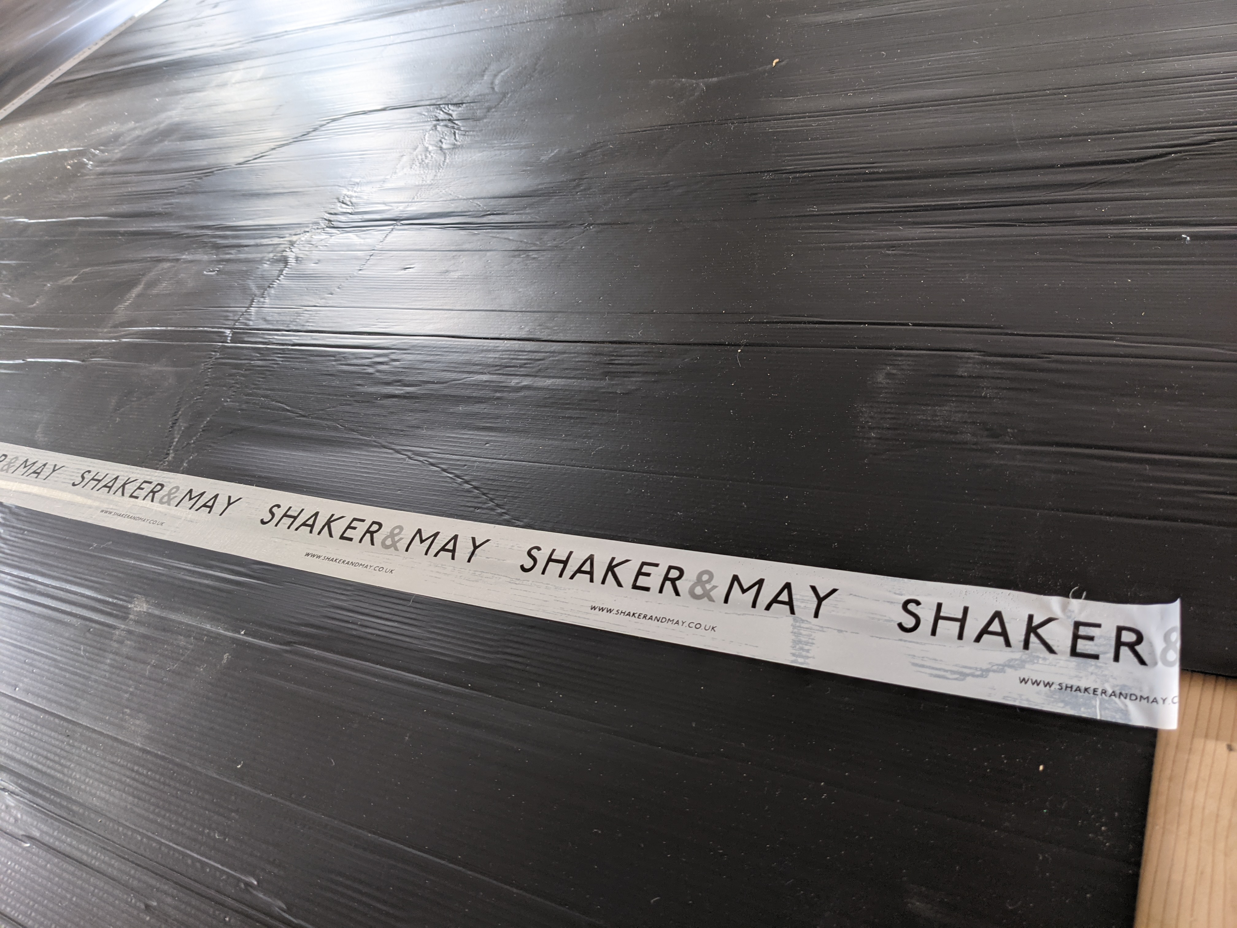 Branded tape to hold everything together